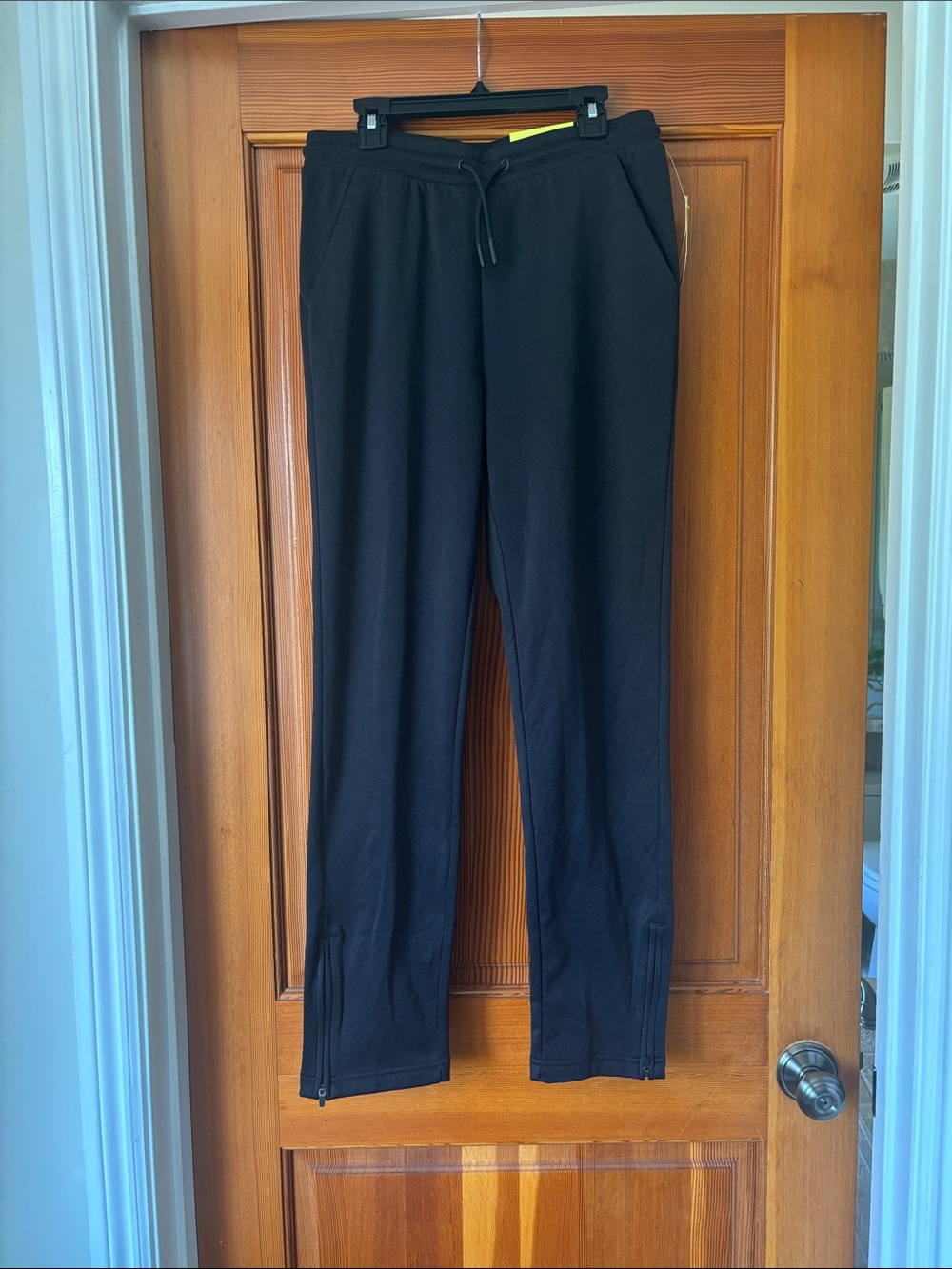 all in motion Kids mid-rise fleece pant , black, size XL Regular